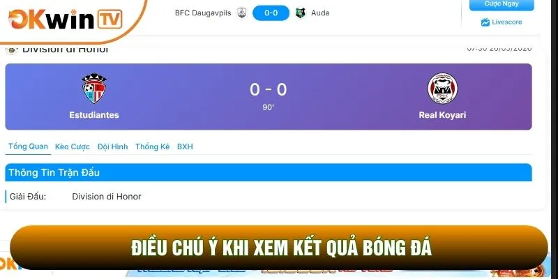 Kết Quả Bóng Đá 4 Điều chú ý khi xem kết quả bóng đá