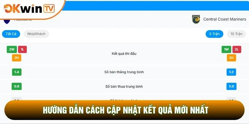 Kết Quả Bóng Đá 3 Hướng dẫn cách cập nhật kết quả mới nhất
